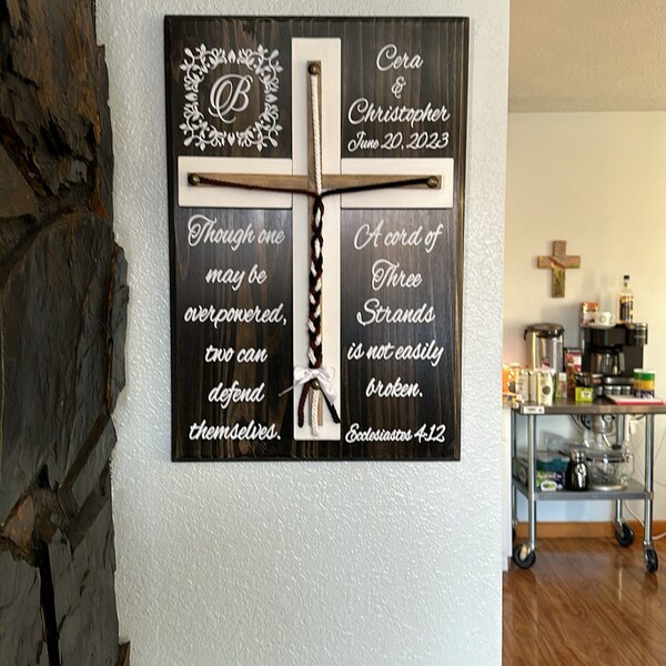 Unity Braids®, Cord of Three Strands, Gods Ropes, Gifts for the Couple ...