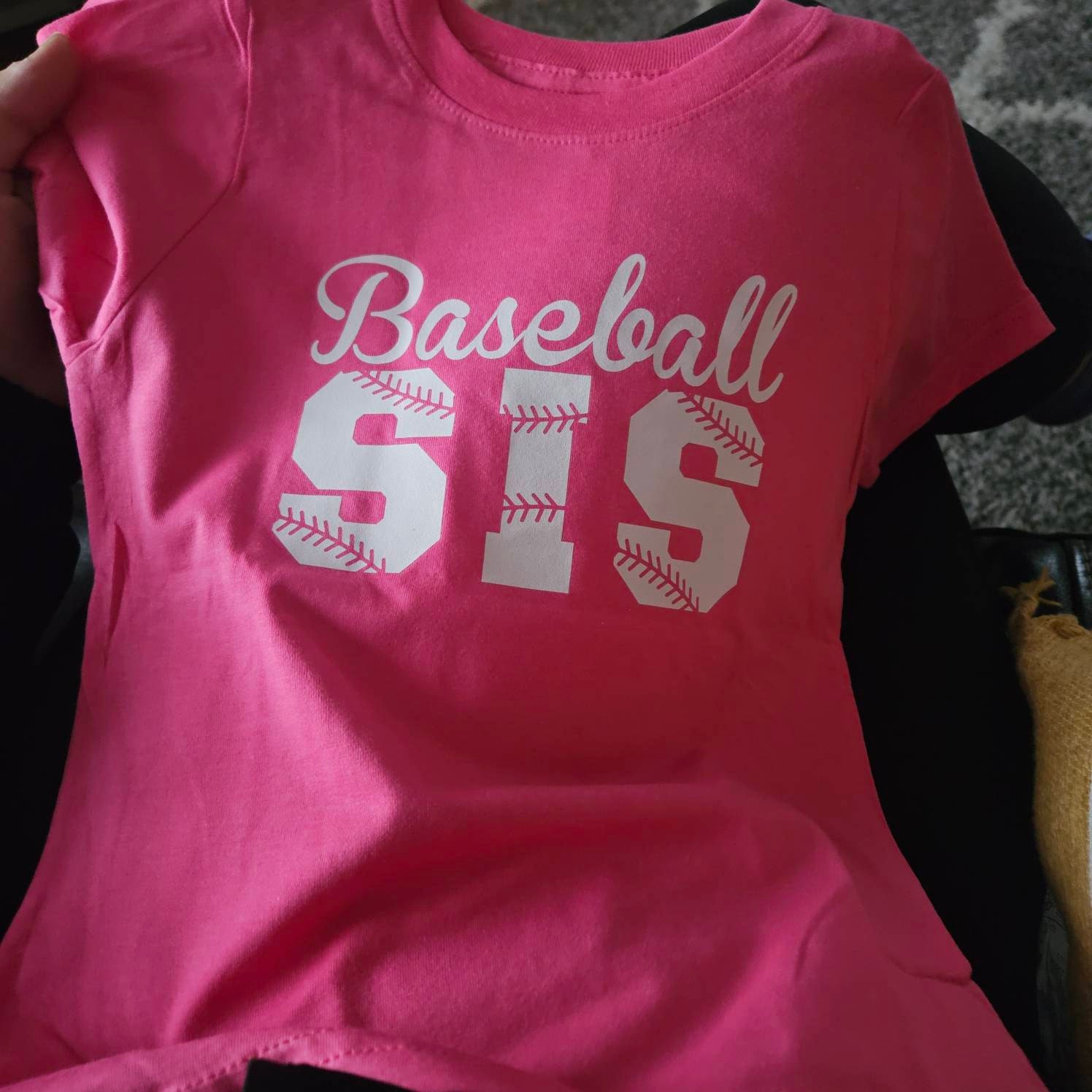 Baseball Sis Shirt, Little Sister Baseball Shirt, Little Sister Biggest Fan, Big Sister Baseball Shirt, Girls Baseball Shirt Gift