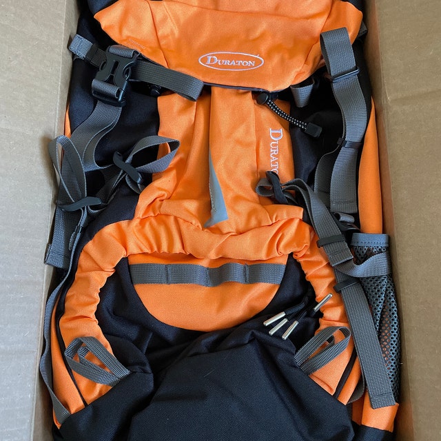 Duraton 50L Hiking Daypack Backpack With Rain Cover Perfect for Backpacking Hunting Fishing and Travel Etsy