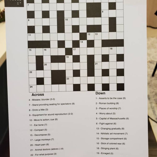 Life is Better With Crossword Puzzles Book Spiral Puzzle Pad Activity