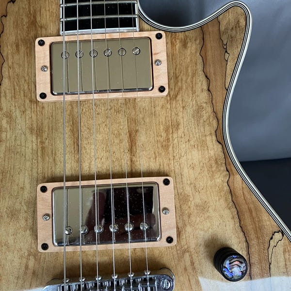 Beautiful Flamed Maple Humbucker Pickup Mounting Rings - (set of 2) - Etsy