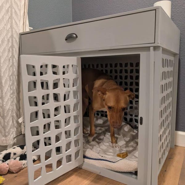 Photo inspiration: Gallery Detail: Modern Wooden Dog Crate Customizable Pet House
