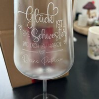 Personalisiertes Weinglas Mit Gravur 'Meer Geht Immer' – Geschenkidee Für Weinliebhaber (460 Ml)