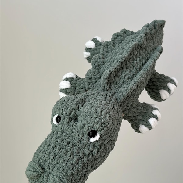 No Sew Alligator Crochet Pattern Crocodile Amigurumi Pattern DIY ...