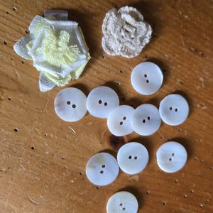 Beige & white Horn Effect 2-hole Buttons Plastic rim size 32L 20MM 13/16" crafts clothes shirt bulk sew-on sewing