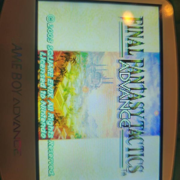 Gameboy Advance SP Solid Black Color AGS IPS Screen Mod With 10 Level Bright Adjustment - Etsy