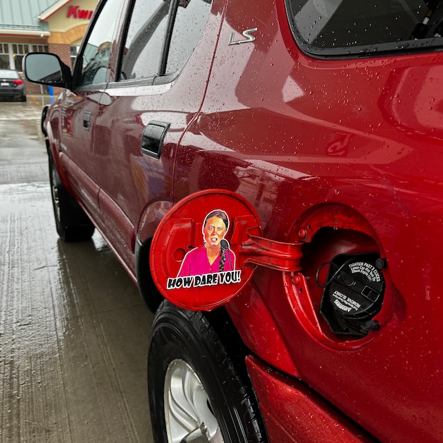 Greta thunberg car sticker best sale