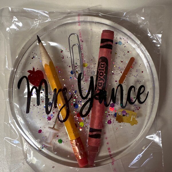 Personalized Unique Teacher Coasters or Teacher Paper Weight. Great ...