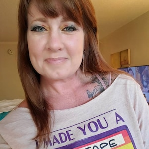 Sarah added a photo of their purchase
