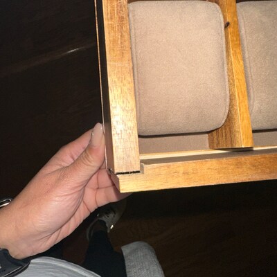 mens tie organizer box