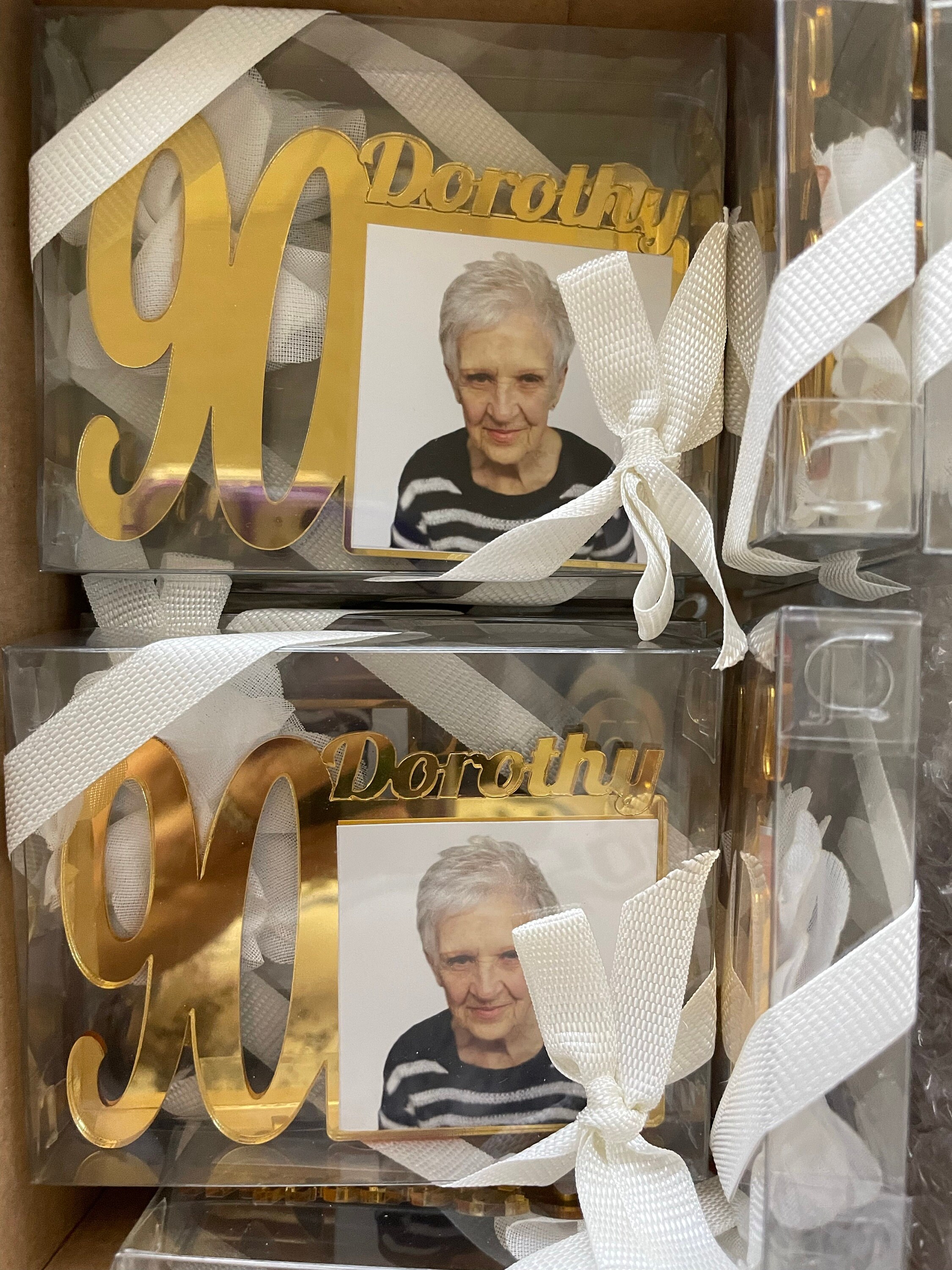 Custom 20 Birthday Photo Magnet, 30th Birthday Picture Frame, 40th Birthday Gift, Birthday Party Gift, Age 50 Favors, Age 40 Gift for Adult