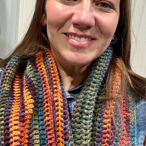 Knit Scarf Infinity Scarf Women Scarf Knit Cowl Scarf Knitted Scarf ...