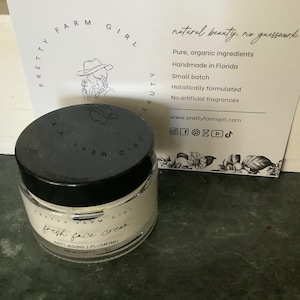 fresh face cream | organic face moisturizer | deeply moisturizing