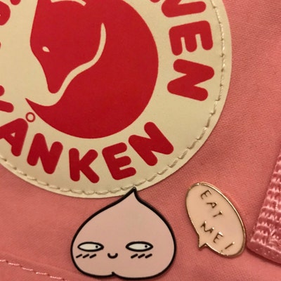 Pervy Peach / Peachy Hard Enamel Lapel Pin // Kawaii, Cute, Japanese ...