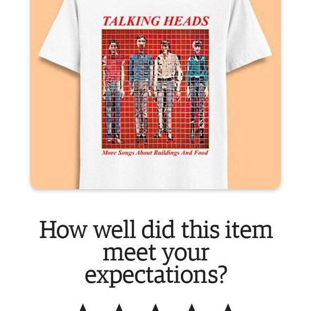 Talking Heads More Songs About Buildings and Food Punk Rock Unisex
