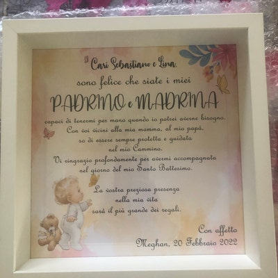 Cucchiaio Personalizzato Per Madrina, Regalo Battesimo O Richiesta Madrina, Acciaio Inossidabile, Inciso Al Laser - 5