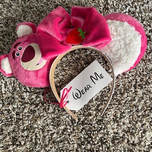 Lotso Inspired Ears: Strawberry Scented Toy Story Headband  display picture 1