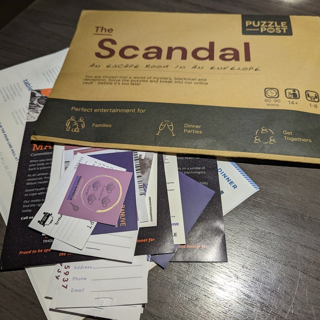 BUNDLE OFFER Escape Room in an Envelope Deceit Blunder 