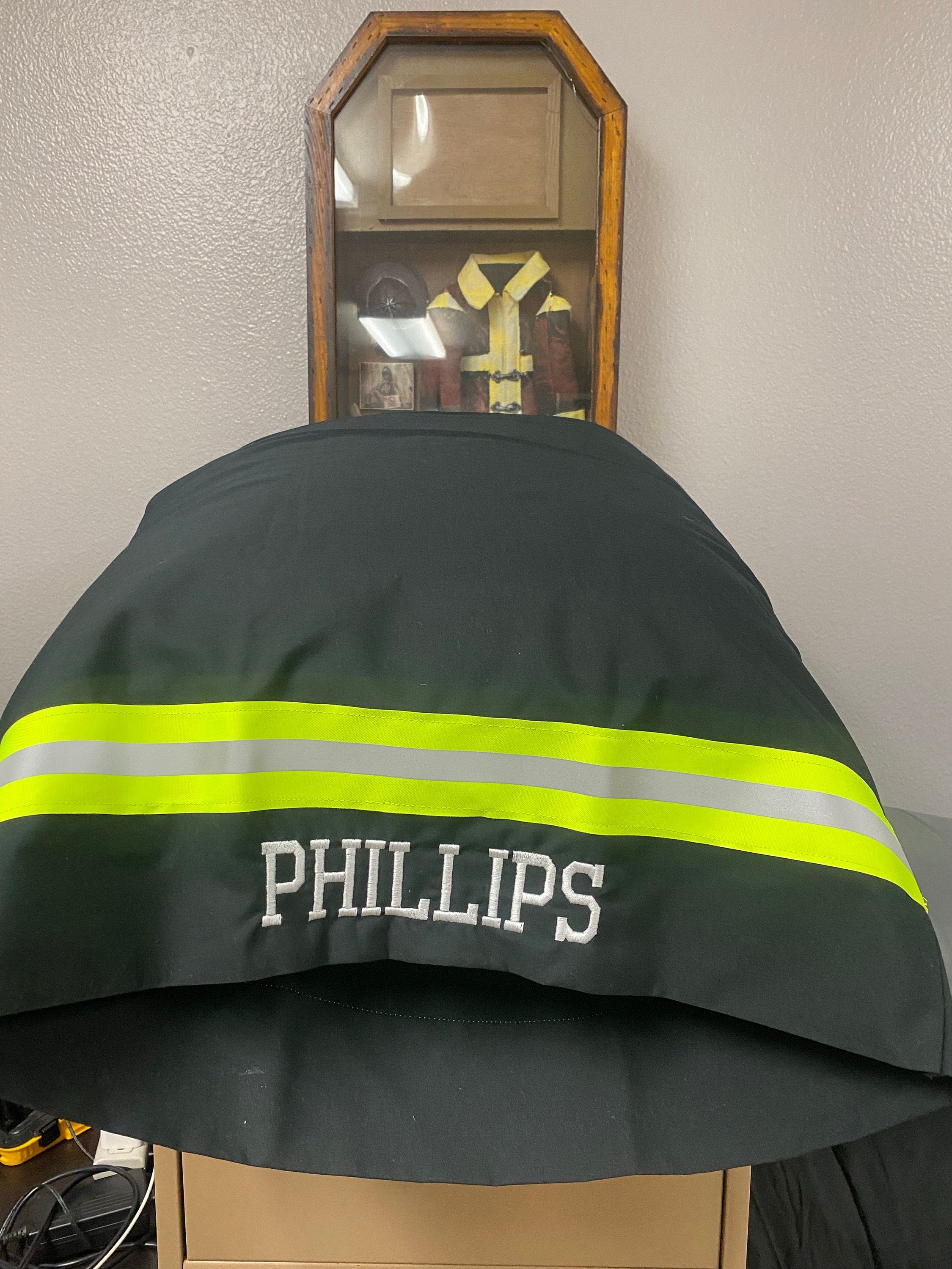 Firefighter Personalized Embroidered Pillowcase, Firefighter Gift, Gift for Him, Firefighter Wedding Gift, Groomsmen, Housewarming Gift