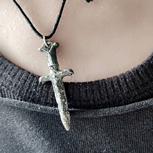 Elden Ring Stone Sword Key Hand Made Pewter Necklace - Etsy