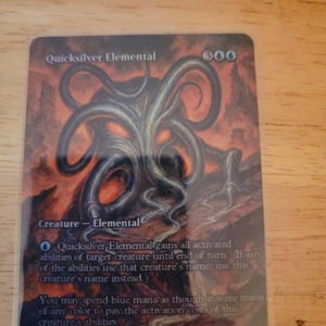 MTG foil 英語版 水銀の精霊 Quicksilver Elemental MTG foil 英語版 水銀の精霊 Quicksilver Elemental MTG foil