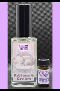 Kittens and Cream  | Marshmallow | Whipped Cream | Fluffy Blanket | Vanilla Cupcakes | Sandalwood Amber | Sweet and Cozy | Handmade Perfume