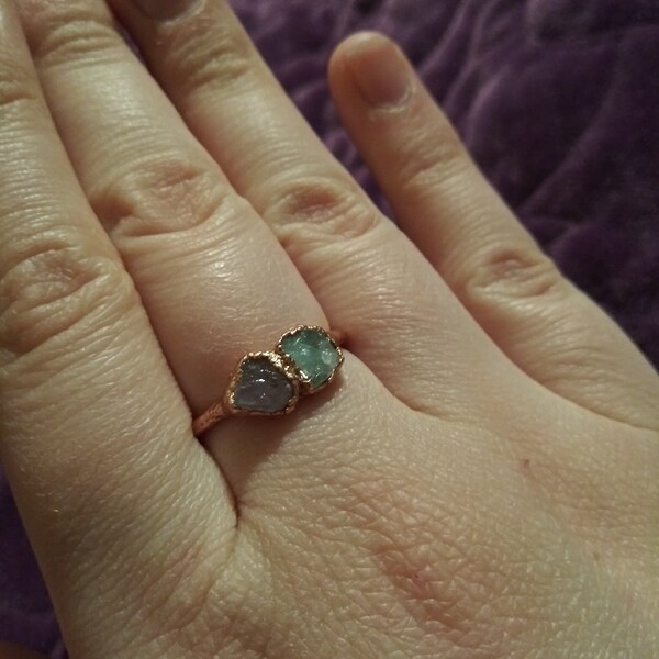 Birthstone Stacking Ring, Custom Stacking Ring, Push Present ...