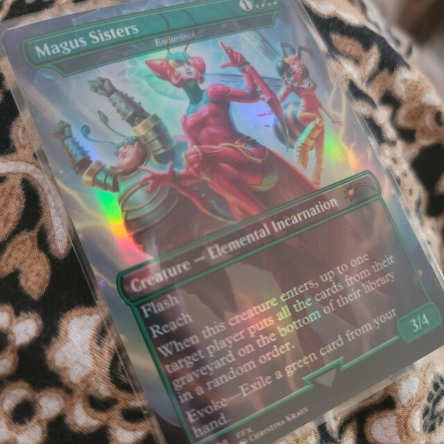 FF X MTG Holo Foil Proxy Card - Magus Sisters - Gloss Finish - - Etsy