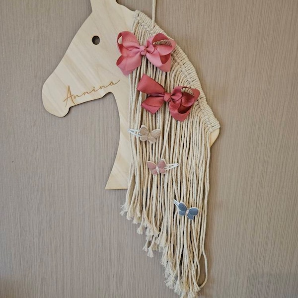 personalisierter-haarspangenhalter-haarspangenhalter-pferd