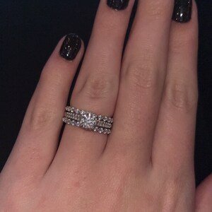 Dainty Diamond Chain Ring 14k Gold Diamond Chain Ring | Etsy