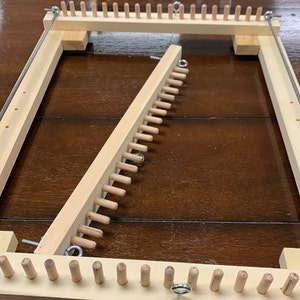 Handmade Adjustable Floor Rag Rug Twining Loom Includes Video Assembly ...