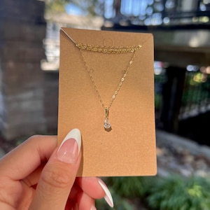 Cremation Ashes Diamond Necklace, Pet Memorial Jewelry, Gemstone Ashes Keepsake, Natural Floating Solitaire with Gold Chain, Ashes Jewelry