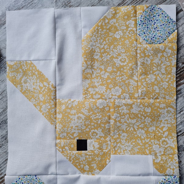 PDF Easter Quilt Pattern - Blue Bunny Quilt Pattern - Etsy