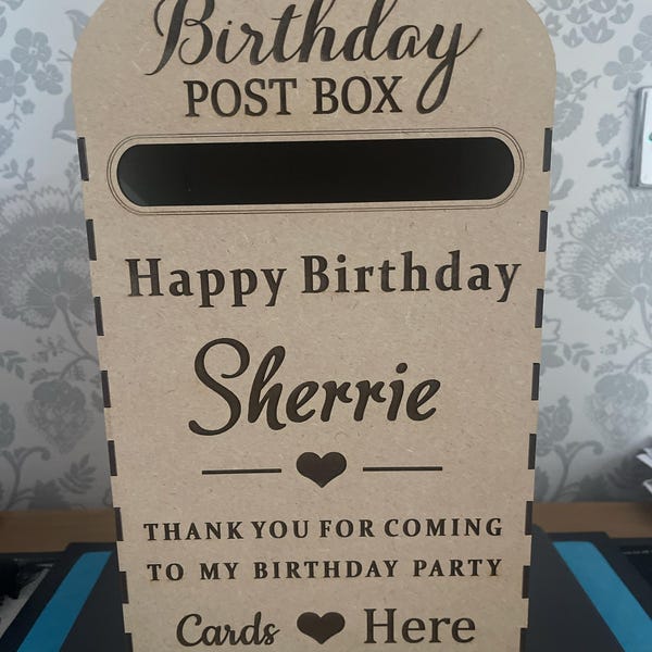 MDF Personalised Wooden Post Box Fundraising/ Charity Post Box - Etsy UK