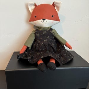 Fox Sewing Pattern PDF Make a Fox or Wolf Woodland Animal Cloth Doll ...