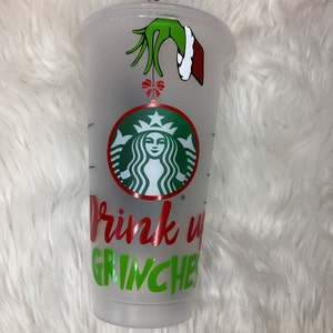 Download Christmas Starbucks Cup SVG diy Venti cold Cup 24 Oz ...