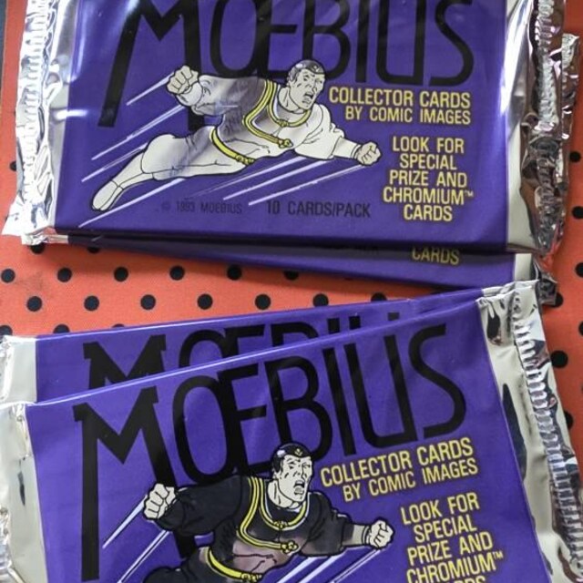 4 Packs of Moebius (jean Giraud) Vintage Collector Cards. 10 Cards