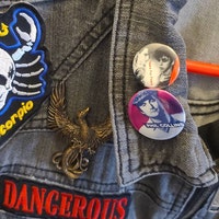 Phoenix Rising Pin Badge - Etsy UK