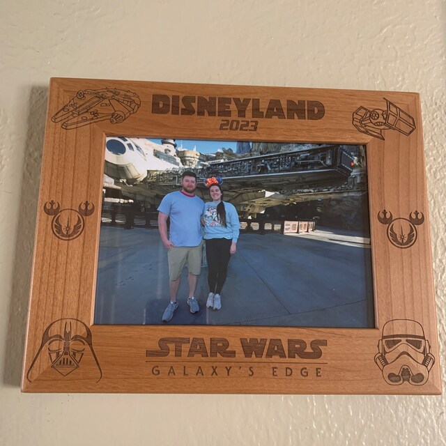 Personalized Star Wars Picture Frame, Galaxy's Edge Disneyland or