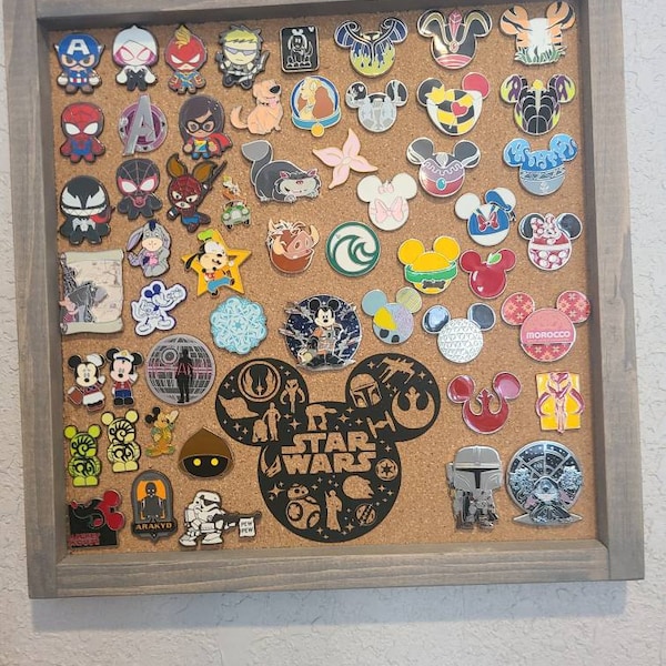 Disney Pin Collection Display Board- 100 Different Designs! - Etsy