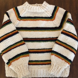Ski Lodge Pullover KNIT PATTERN - Etsy