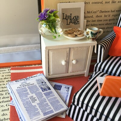Miniature Printable Newspaper Print on Both Sides of the Sheet ...