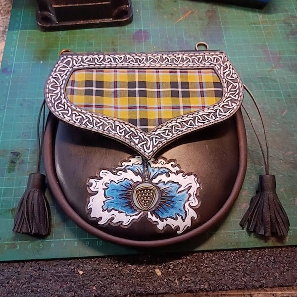 Leather Rob Roy Sporran *** DIY Pattern*** - Etsy