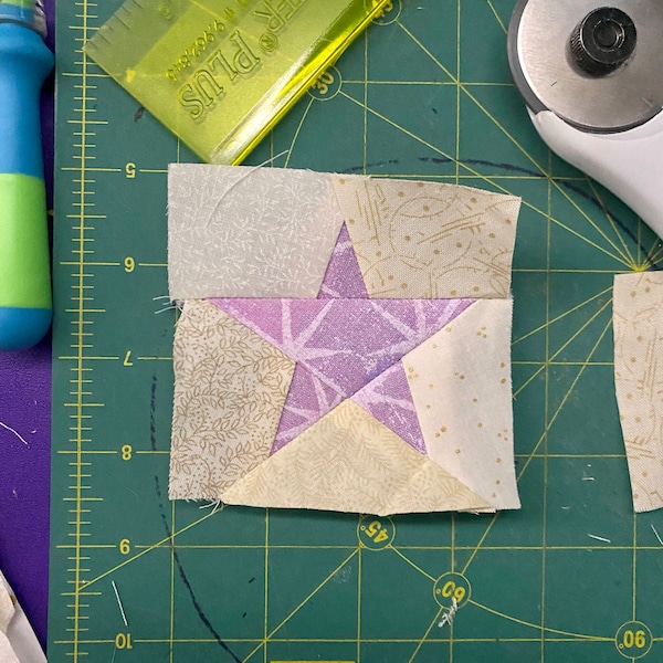 Classic Star Foundation Paper Piecing Pattern || Star FPP Quilt Block ...
