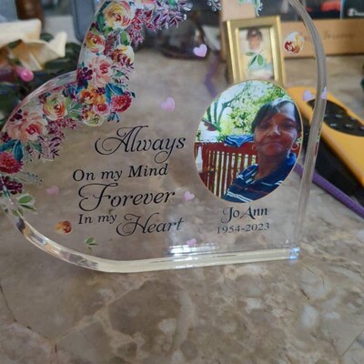 Custom Personalized Nursing Is A Work Of Heart Acrylic Plaque - Gift Idea For  Nurses main image 0
