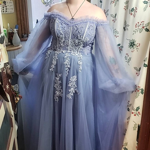 Off The Shoulder Tulle Sweetheart White Wedding Dresses Bridal Gown Y863 main image 1