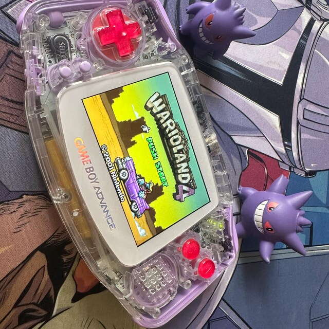 ダスティグリーンのゲームボーイアドバンス：キラキラボタン付きの改造