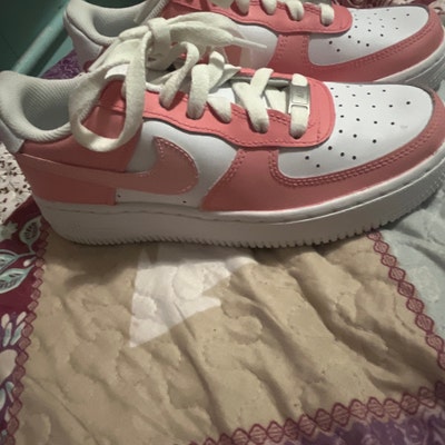 custom orange air force 1