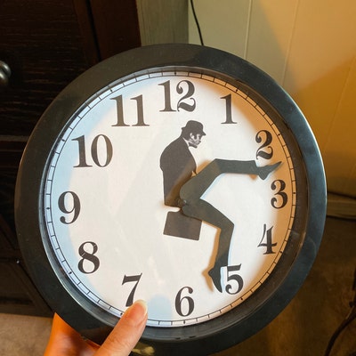 Monty Python Inspired Silly Walk Wall Clock - Etsy
