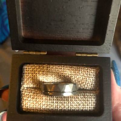 Brushed Tungsten Hammered Wedding Ring, Hammered Brushed Tungsten ...